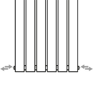 Anschlussvariante: Seitenanschluss