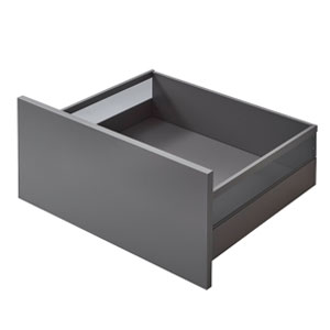 Ausführung Auszug: 1x mit Reling und Glaseinsatz