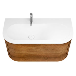 Ausführung Waschtisch mit Unterschrank: Beckenmulde links