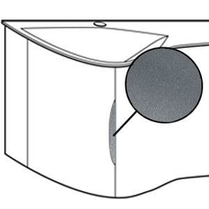 Griffvariante: Griffmulde in Platin