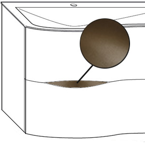 Griffvariante: Griffmulde in Bronze