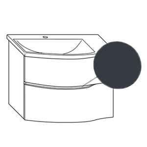 Griffvariante: Griffmulde in Anthrazit