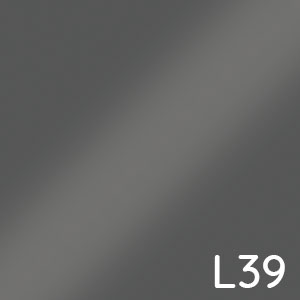 Front- und Korpusfarbe: Dunkelgrau Hochglanz