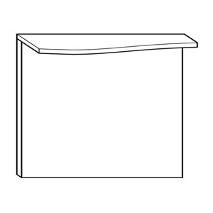 Ausführung Flächenspiegel: LED-Beleuchtung links