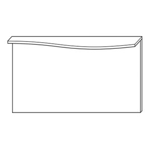 Ausführung Flächenspiegel: LED-Beleuchtung rechts