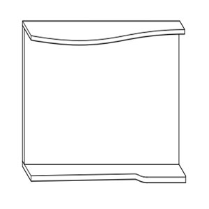 Ausführung Flächenspiegel: LED-Beleuchtung links