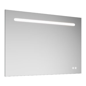 Ausführung Flächenspiegel: 100 cm - LED-Beleuchtung, 12 W, 5700 K, inkl. Spiegelheizung
