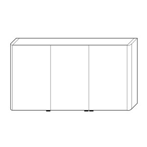 Ausführung Spiegelschrank: Doppeltür rechts