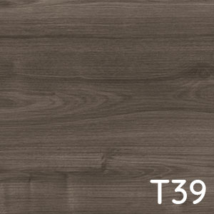 Front- und Korpusfarbe: Marone Dekor Trüffel