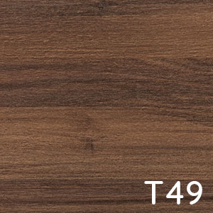 Front- und Korpusfarbe: Nussbaum Dekor Samt