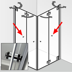 Zusatzgriff: mit zusätzlichen Puffergriffen