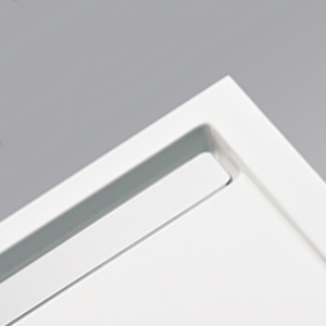 Farbe Rinnenabdeckung: weiß