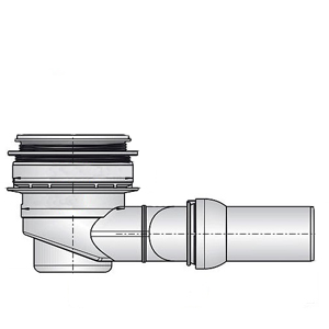 Ablaufsystem: waagerecht