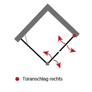 Anschlag Pendeltür: Rechts