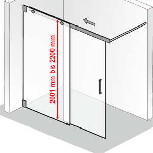 Höhe: 2001 mm bis 2200 mm