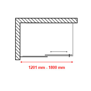 Breite: 1201 mm bis 1800 mm