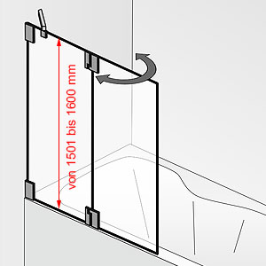 Höhe: von 1501 bis 1600 mm