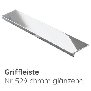 Griffvariante: Griffleiste chrom