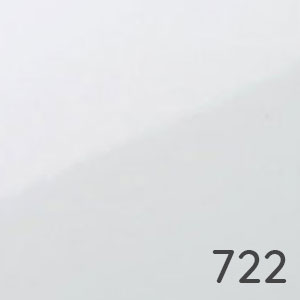 Frontfarbe: Polarweiß hochglanz - folierte Front