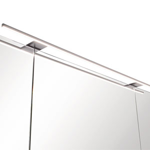 Aufsatzleuchte: LED, Edelstahl-Optik, 2700 - 6500 K, Breite: 110 cm