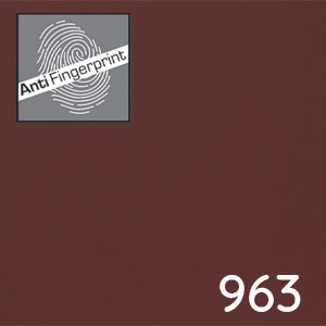 Frontfarbe: Lacklaminat Rostrot ultramatt