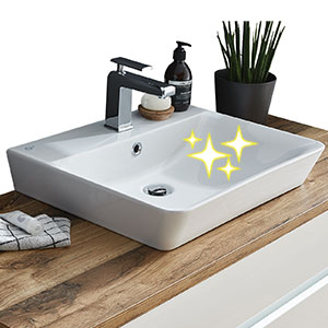 Waschtisch-Typ: Connect Air, weiß mit IdealPlus Beschichtung