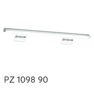 Aufsatzleuchte: 15,5 Watt, 90 cm Breite, 2 Standfüße