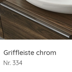 Griffvariante: Griffleiste chrom - 194 mm Grifflänge