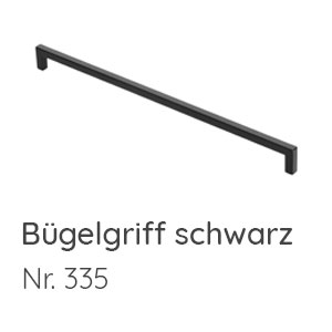 Griffvariante: Bügelgriff schwarz