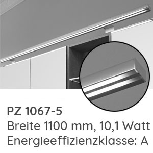 Aufsatzleuchte: 10,1 Watt, 110 cm Breite