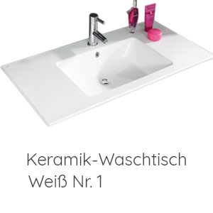 Waschtisch-Typ: Keramik 122 cm Breite