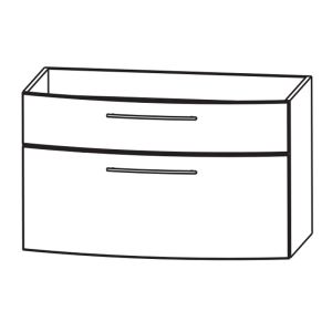 Waschtischunterschrank: für evermite-Waschtisch 700 mm Breite