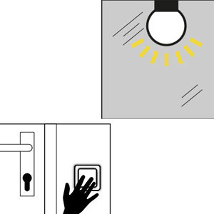 Schalter für Beleuchtung: Raumschaltung