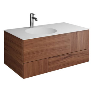 Ausführung Waschtisch: Beckenmulde Links