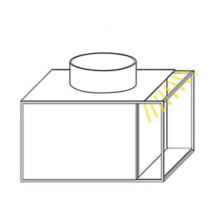 Ausführung Waschtisch mit Unterschrank: Becken rechts, mit Waschtisch-Beleuchtung 0,7 Watt