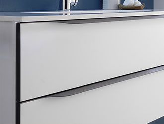 Badm&ouml;bel Oberfl&auml;che Wei&szlig; Matt